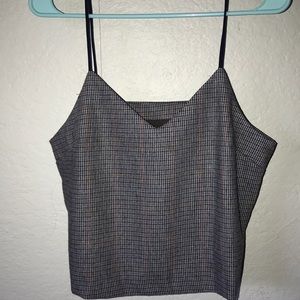 J.O.A. Tops - NWT plaid blouse/tank top J.O.A. Tops - NWT plaid blouse/tank top